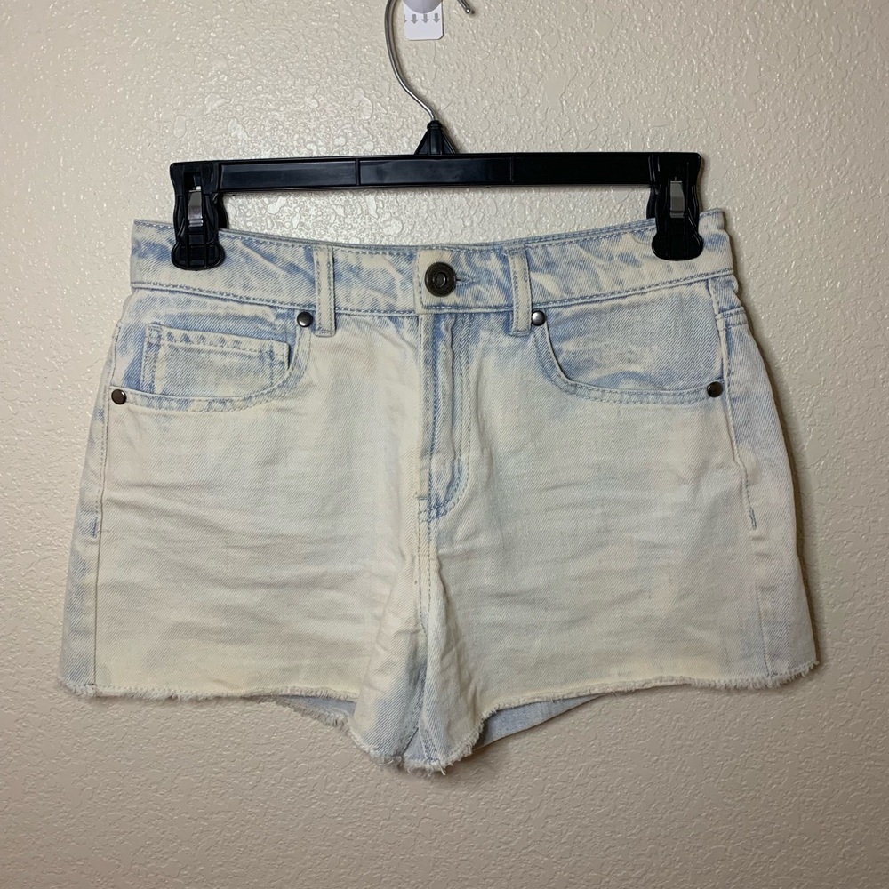Forever 21 Bleached Denim Shorts